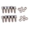 10Sets 5+7Mm Header Plate Bracket Stud Bolt & Nut Nuts Screw D-Sub Vga Serial