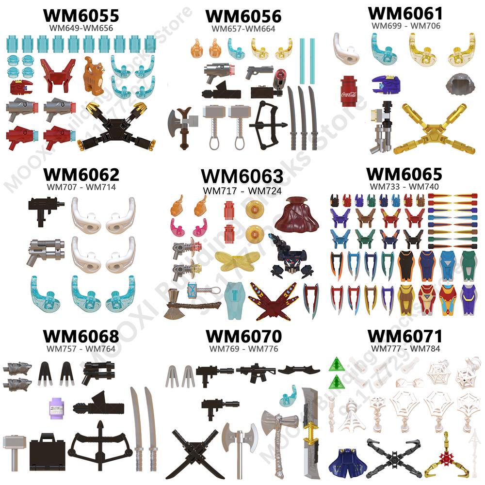 Action Figure Building Blocks WM6055 WM6056 WM6061 WM6062 WM6063 WM6065 WM6068 For Details Please Refer To The Electronic Manual
