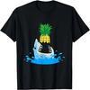 Subtle Upside-Down Pineapple Swinger Small Logo T-Shirt (2)