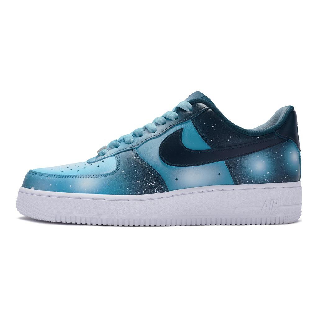Nike Air Force 1 Low 811 Производство, Галактика, Специальная коробка для обуви Низкие кеды для скейтборда Мужские Синий Белый CW2288-111(Team80-S-BOX)