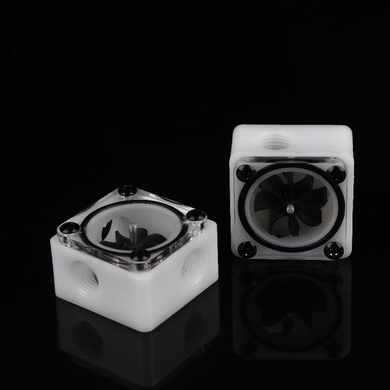 G1/4 Thread Water Cooling Flow Meter 2 Way Design Water Meter Indicator Bi Directional Meter Water Cooling System