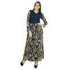 Women Bohemian Summer Maxi Dress Long Floral Print Cotton Dresses