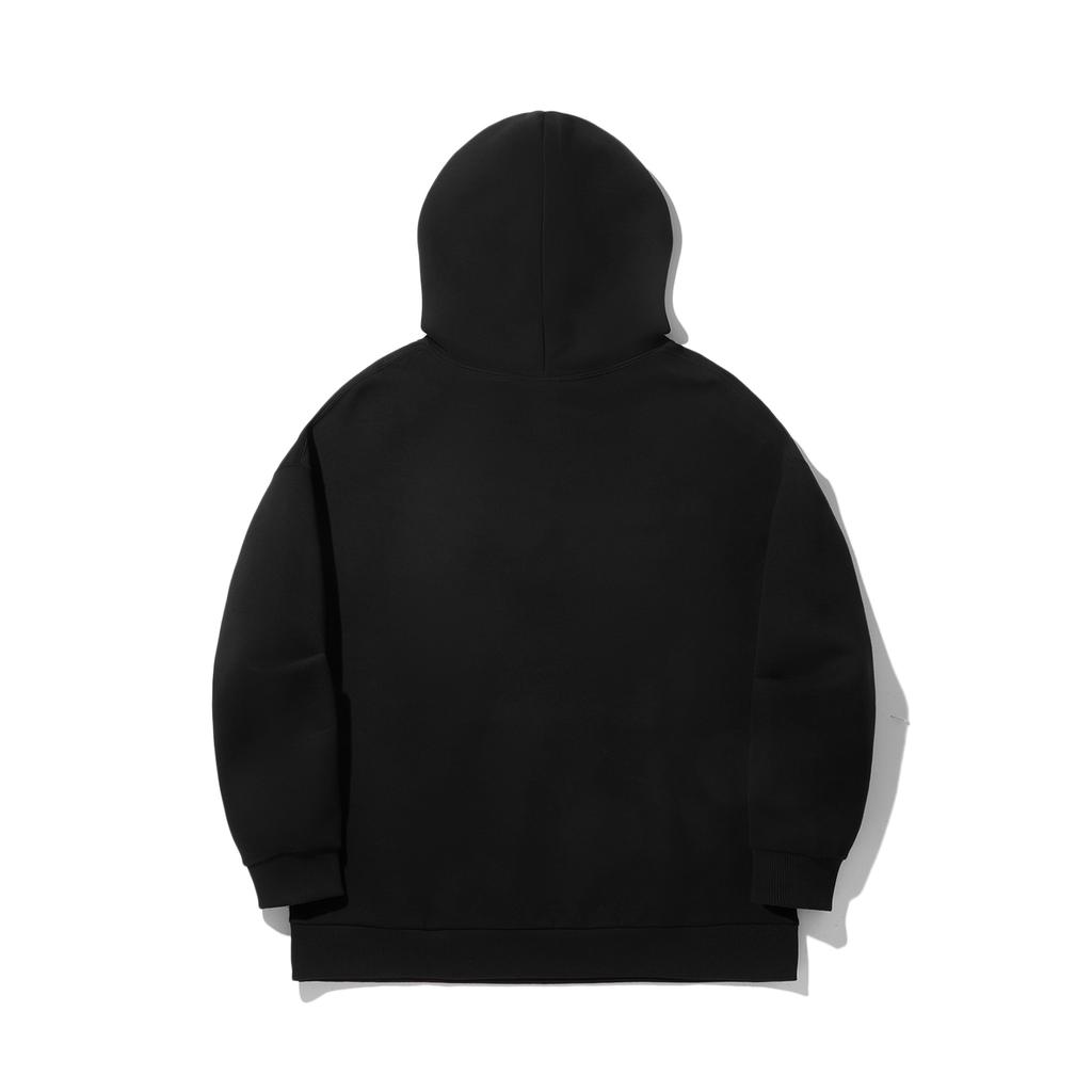 Li Ning Trendy Sports Series Hooded Loose Pullover Long Sleeve Sweatshirt Men Sweatshirt Black AWDUH19-2