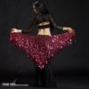 Mermaid Hip Scarf & Waist Chain Belly Dance Costume with Cymbals Triangle Shawl
