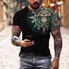 Men's T-shirt Spring/Summer New Street Hip Hop T-shirt Casual Round Neck Short Sleeve Tees