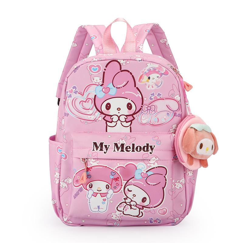 Kuromi Sanrio Hello Kitty My Melody Cartoon Pattern Backpack Children Gifts
