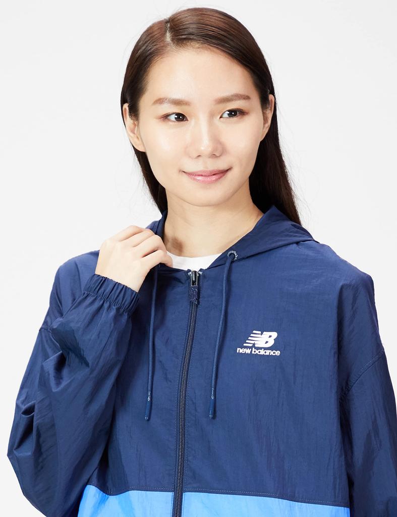New Balance Women's NB Athletics Amplified Woven Jacket (WJ21500) NGO (Natural Indigo) Size M
