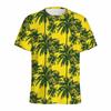 Tropical Palm Tree Graphic T-shirt Men Hawaiian Plants Leaf 3D Printed T Shirt Tops Summer Short Sleeves Loose Round Neck Tees