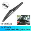 For TOYOTA RAV4 XA40 MK4 Front Rear Wiper Blades Brushes Cutter Accessories J U Hook 2013-2018 2013 2014 2015 2016 2017 2018