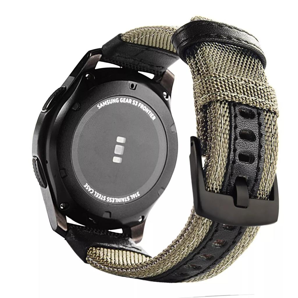 Ремешок для часов Samsung Galaxy Watch Band Gear S3 Frontier Классический нейлон 22 мм 20 мм WatchWoven Нейлоновый ремешок на запястье