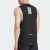 Adidas Les Mills Climacool Logo Slim Fit Breathable Round Neck Tank Top Men Tops Black JJ1435