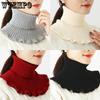 Women's Neck Scarf with Autumn and Winter Thick Warm Neck Protection Knitted Fashionable Yarn Collar