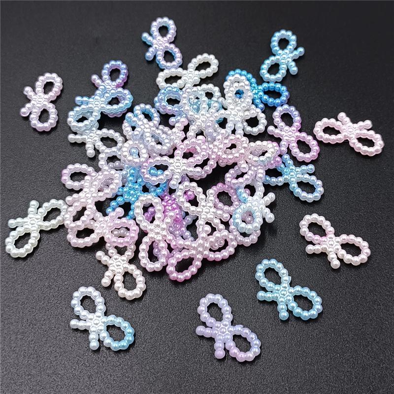 Fashion Cream Glue for Earrings DIY Handmade Materials ABS Patches Hollow Necklaces Jewelry Marking Double Color