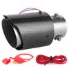 KIMISS Светодиодная насадка на выхлопную трубу Насадка на глушитель Отделка автомобиля для 35-63 мм