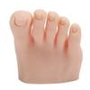 Tattoo Practice Fake Foot Model Medium Skin Color Nail Art Training Display Silicone Half Foot