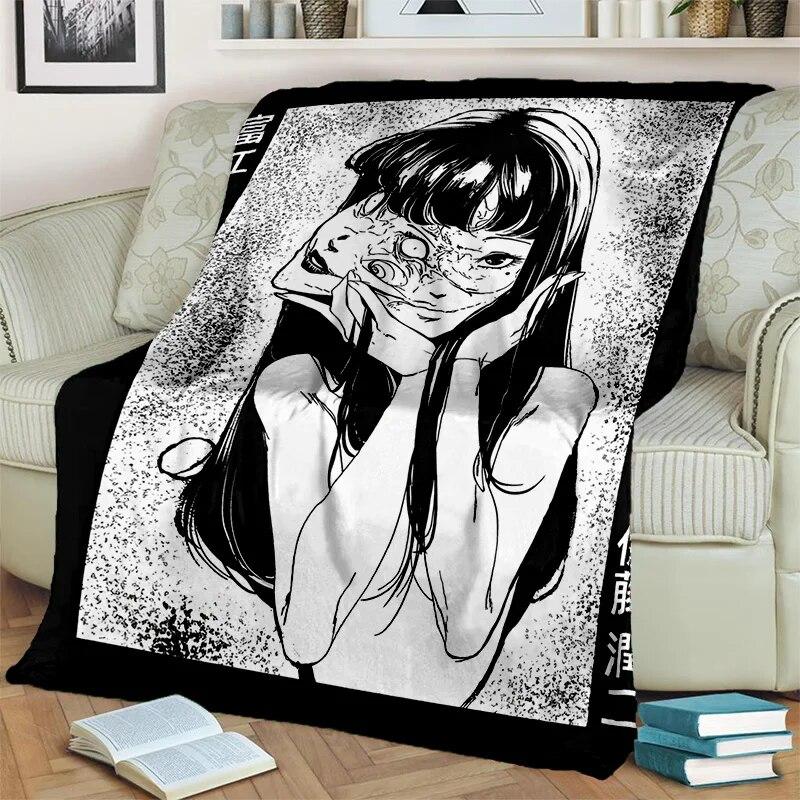 3D одеяло ужасов призрак Дзюнджи Ито Томи Каваками, мягкое одеяло для дома, спальни, кровати, дивана, пикника, путешествия, офиса, одеяло