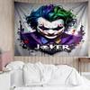 Joker character Tapestry for Bedroom Aesthetic Classroom Tapestries Wall Hanging for Living Room Dorm Office,Ideal Creative Gift