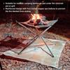 Outdoor Camping Fireproof Cloth Picnic Barbecue Insulation Mat Flame Retardant High Temperature Fire Blanket Fiberglass Mat
