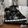 1pc Rammstein3 Blanket, Gift, for Men and Women, Soft Blanket, Good for Sofa Bed Couch Travel, Lightweight Flannel Blanket