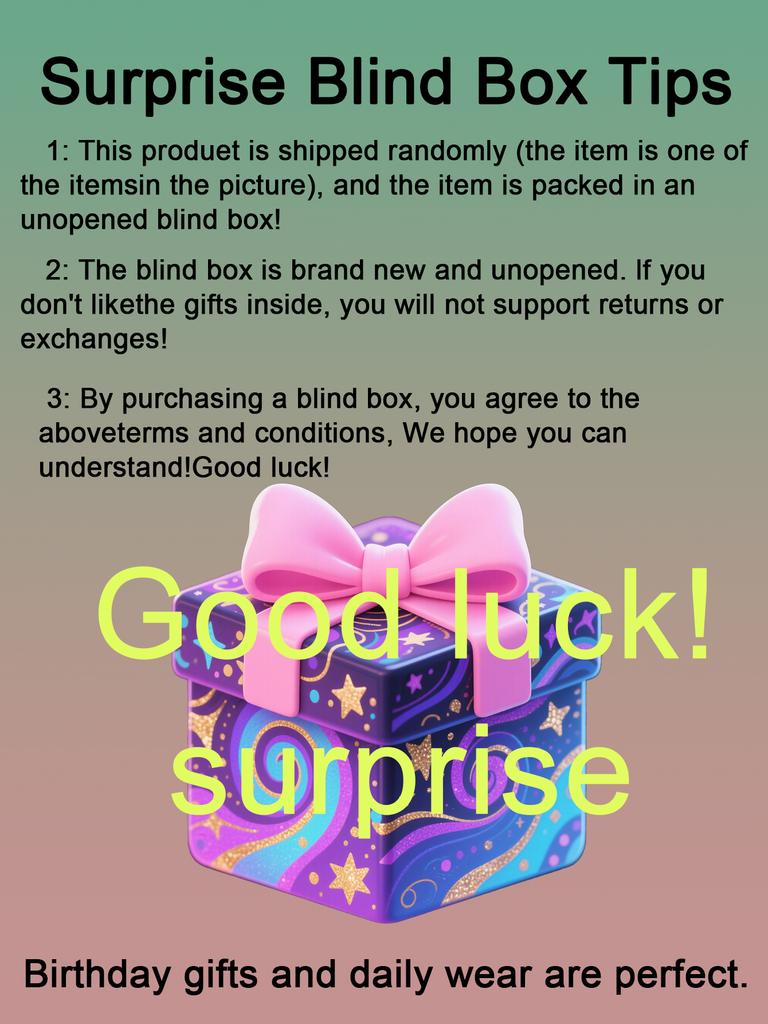 Surprise blind box; Simple square ladies' steel strap fashion quartz watch; Fashionable and luxurious watch; Random style.
