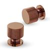 2 Piece Knobs for Cabinets– Modern Aluminum Drawer Knob for Kitchen, Wardrobe, Cupboard, and Home Furniture (PVD Rose Gold Finish)