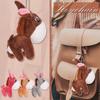 Cute Little Donkey Keychain Pendant Cartoon Plush Doll Toy Hanging Ornament