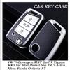 Новый дизайн ТПУ чехол для ключа автомобиля Сумка Брелок для VW Volkswagen MK7 Golf 7 Tiguan MK2 для Seat Ibiza Leon FR 2 Ateca Altea Skoda Octavia A7