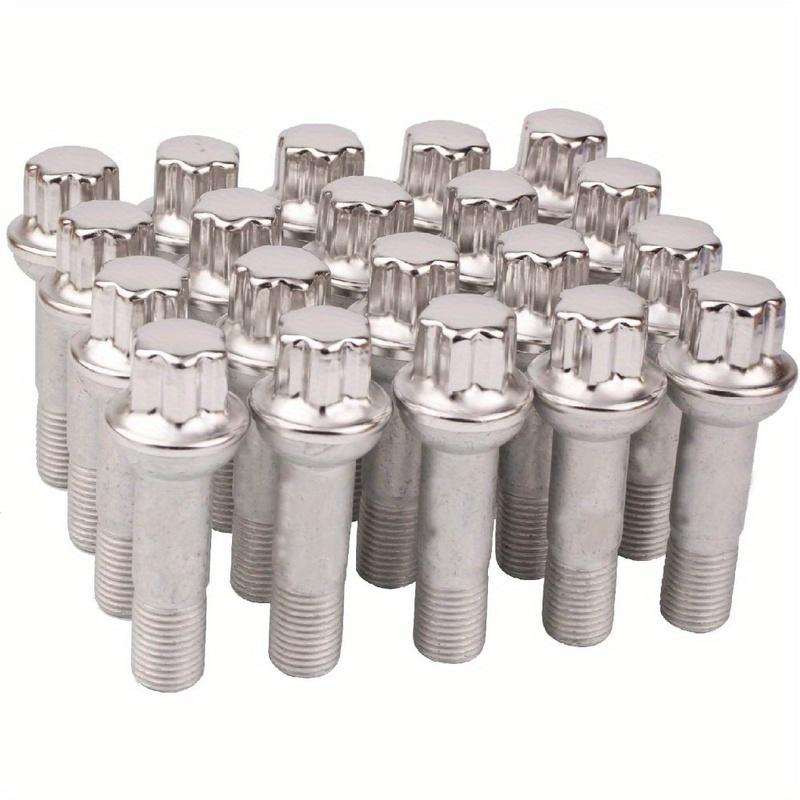 20pcs, 0009905407 14mm x 1.5 Wheel Lug Bolt OE Factory Wheel for benz ML500 S550 CL63 ML350 GLK350 CL500 GL450