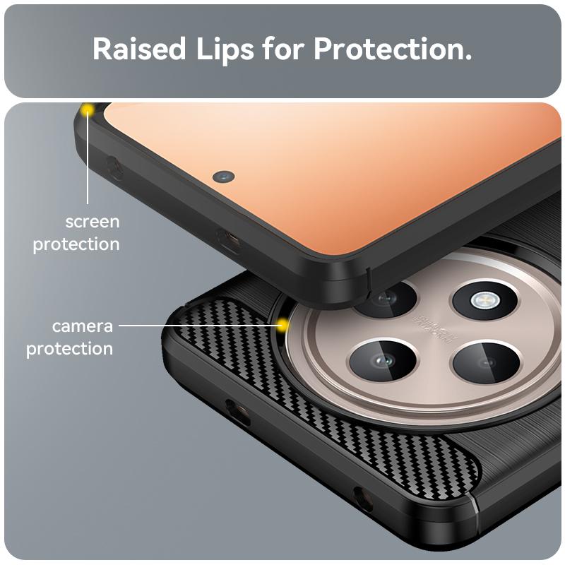 For Reno 12F Case Cover OPPO Reno 12F Capas New Phone Bumper Back Armor Shockproof Carbon Fiber Soft TPU Fundas Reno 12F Reno12F