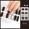 ZA Наклейка для ногтей Полный патч для ногтей Лак для ногтей Пленка Ручная наклейка для ногтей Инструмент для ногтей Долговечный водонепроницаемый