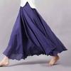 Skirt for Women Casual Versatile Elastic High Waist Long Loose Trousers Plus Size Double Layer Stretchy Slim Solid Colour Skirt
