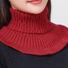 New Detachable Knitted Turtleneck Fake Collar For Women Neck Warmer Autumn Winter Warm Cover Head Neck Knitting False Collar
