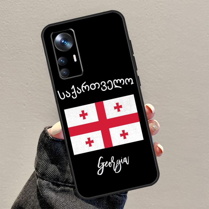Georgia Flag Case For Xiaomi 13 Ultra 11T 12T Pro 12 Lite 12X POCO X3 X5 F5 Pro M6 M5 F4 X4 GT F3 Coque