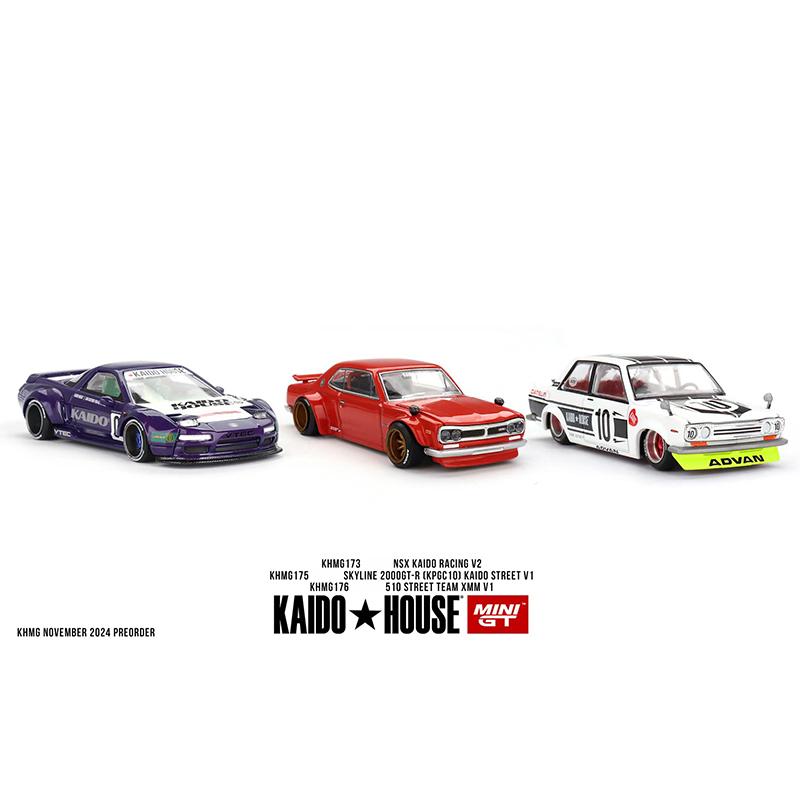 COP1 MINIGT KHMG 173 В наличии 1:64 Honda NSX Racing V2 Открывающийся двигатель Литая модель автомобиля Kaido House