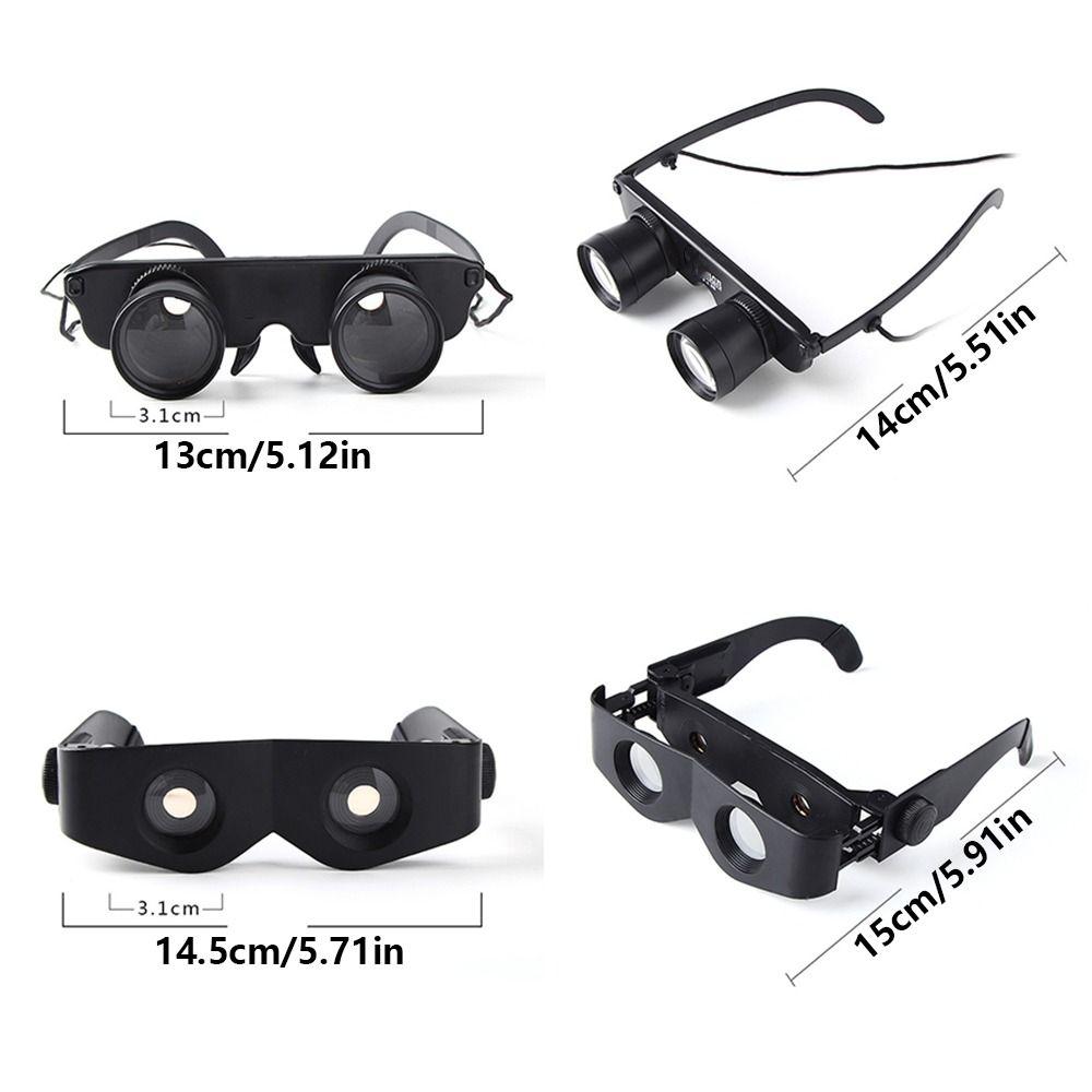 Рыболовные бинокли с 3-кратным увеличением, бинокли высокой четкости, крепящиеся на голову, для пеших прогулок