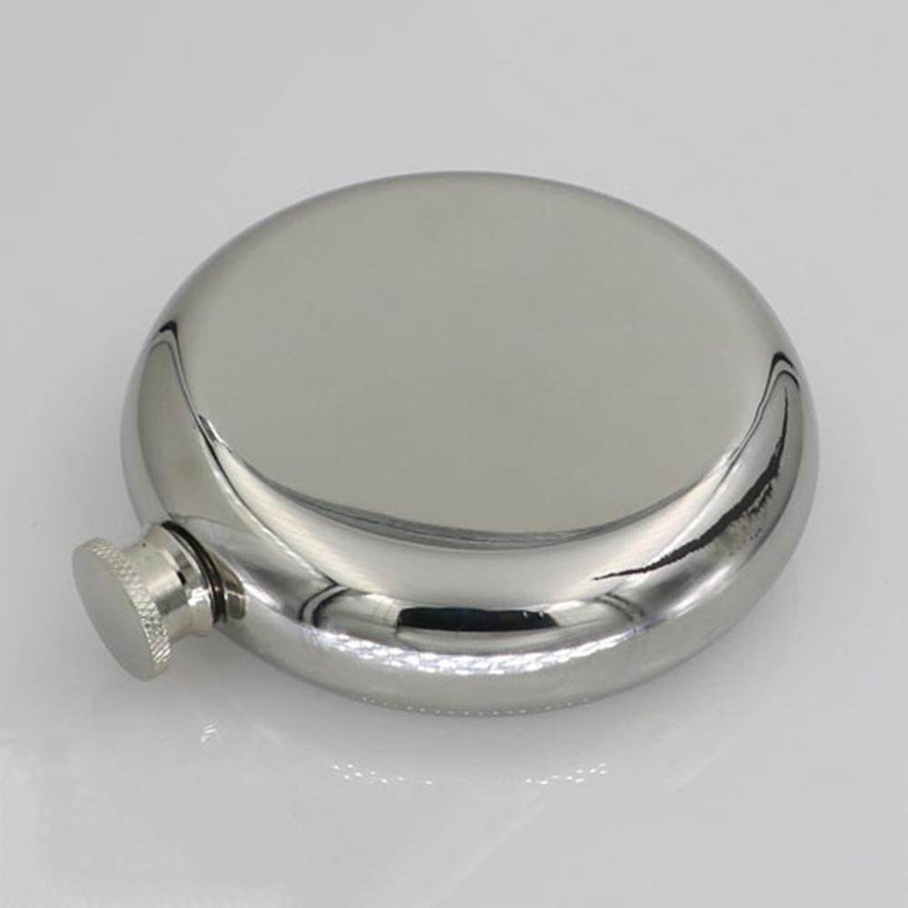 Фляга из нержавеющей стали 304, набор воронки-рюмки, маленький винный горшок в форме торта с зеркальной поверхностью, портативный набор фляги для вина, 5 унций