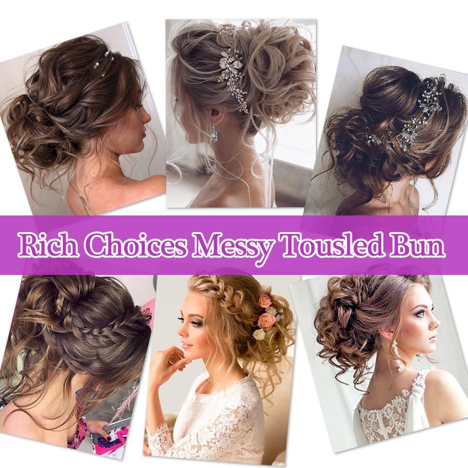 Синтетический шиньон, грязная резинка для волос, резинка для волос, пучок, вьющаяся прическа, шиньон, высокотемпературная накладная резинка для волос, пончик, накидка, хвостик