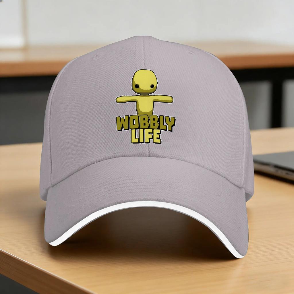 Wobbly Life Повседневная Бейсболка Летняя Тракерная Кепка K-pop Рок Хип-хоп Кепки Мужские Взрослые Винтажные Бейсболки