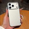 Luxury Phone Case For 17 Pro Max 16 15 14 Plus 13 12 11 Slim Matte Luggage Striped Textured Corrugated Shockproof Cover