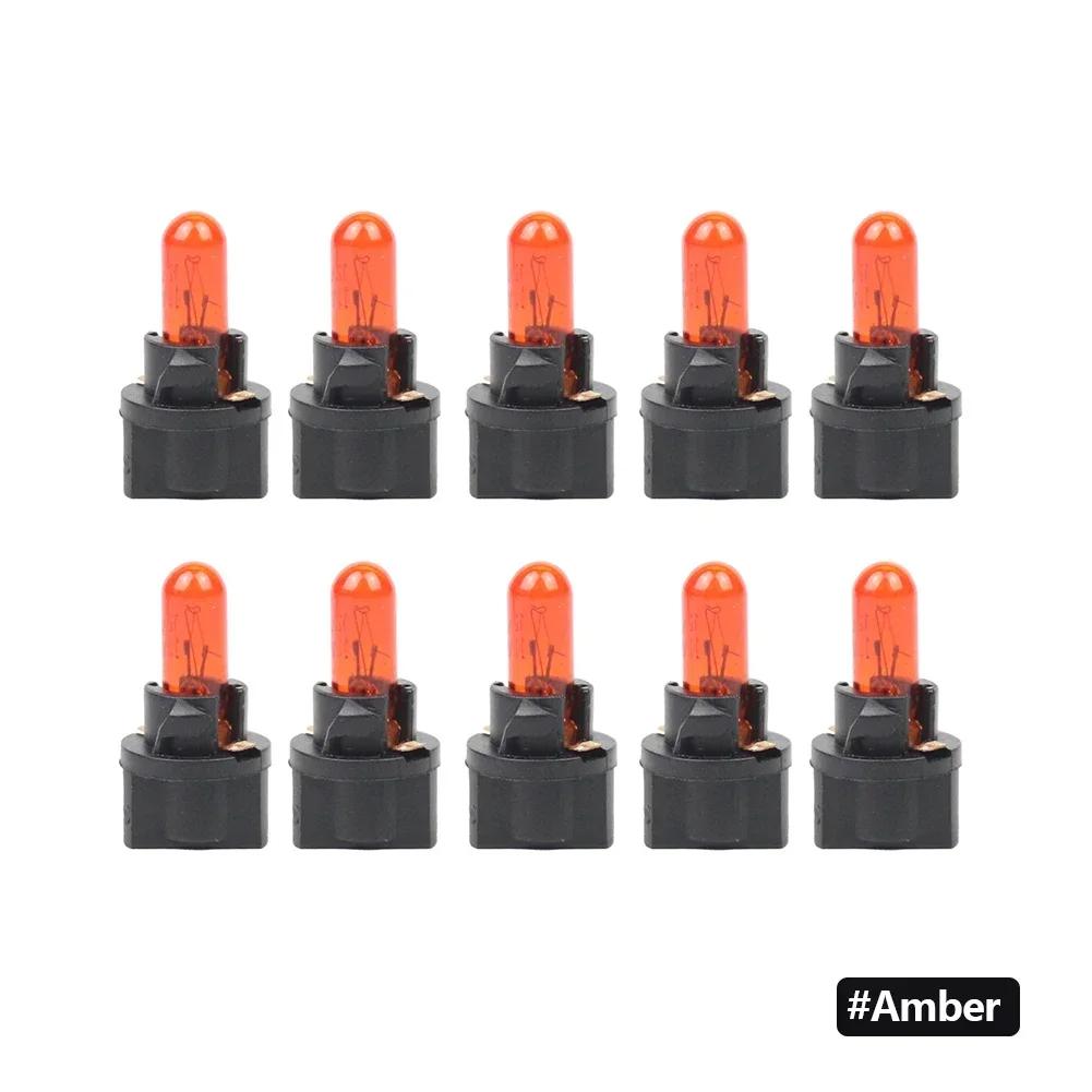 10 шт. T5 SMD LED Автомобильная лампа Автомобили Светодиод Измерительный прибор Панель приборов Лампочки Авто Внутренний Индикаторная лампа