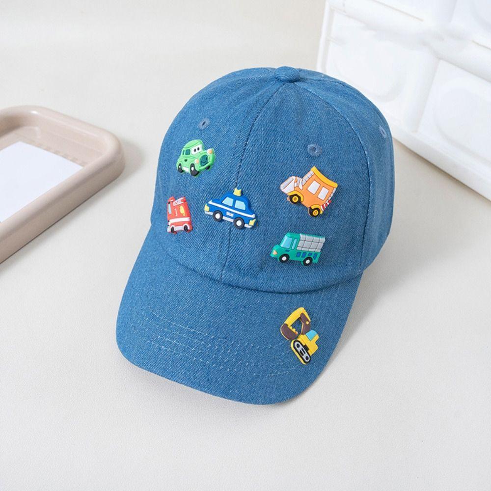 Vehicles Pattern Children Sports Hats Cartoon Baby Sun Visor Hat Kids Baseball Caps Boys Girls