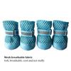 4pcs/set New Breathable Pet Dog Shoes Non-Slip Adjustable Puppy Shoes Lightweight Soft Sole Dog Boots Daily Walking