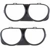 Front Headlight Lamp Bezel Trim Right & Left Pair Fit for Dodge Challenger