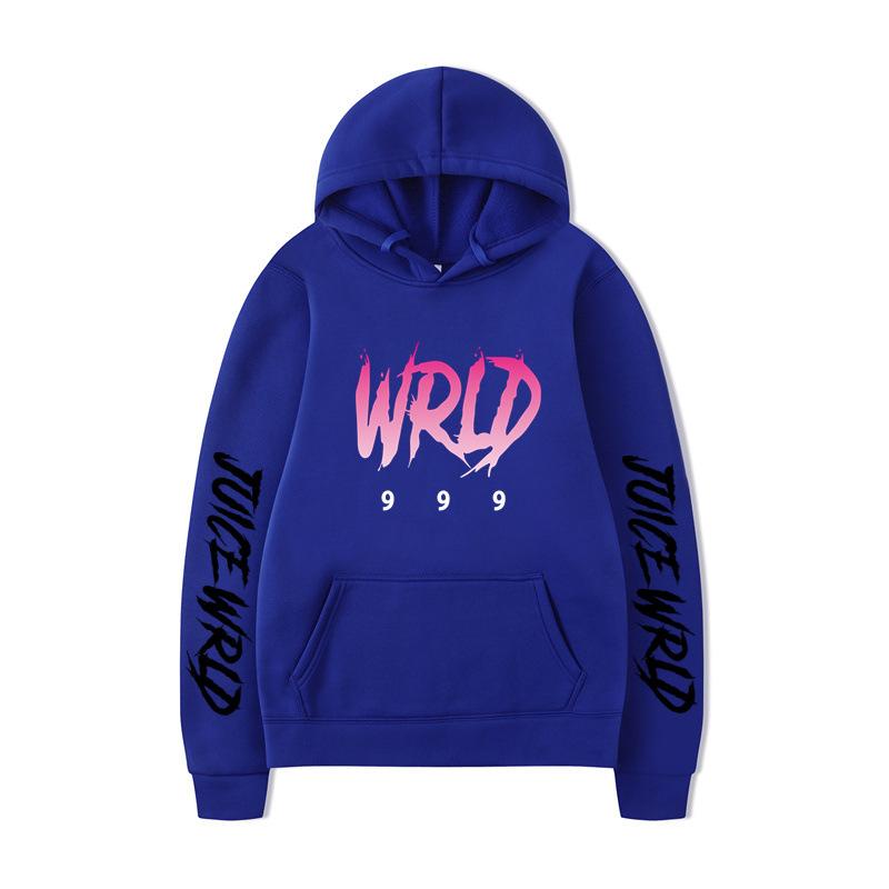 Американский певец Juice Wrld Толстовки Певец Графическая печать Толстовки для фанатов Длинный рукав Мужская Женская одежда Sudaderas Худи