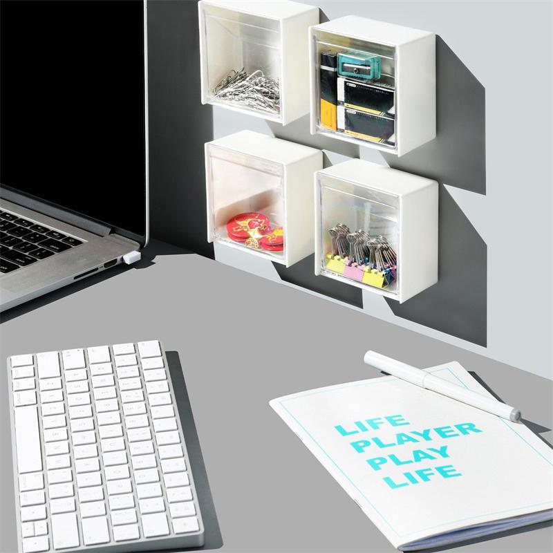 Настенные коробки для хранения ватных дисков, пылезащитный органайзер для ванной комнаты, держатель для ватных палочек, косметики, ювелирных изделий