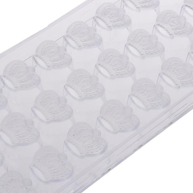 3D Chocolate Candy Bars Molds Tray Plastic Form Flowers Baking Pastry Tools