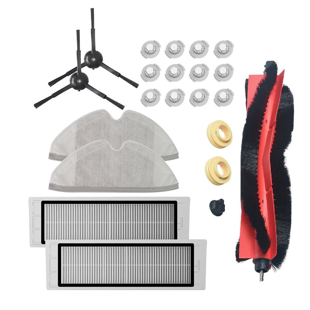 All accessories for Xiaomi Roborock S5 S6 Max Pure S65 S50 E25 E4 robot vacuum cleaners (central side brush Hepa filter mop)