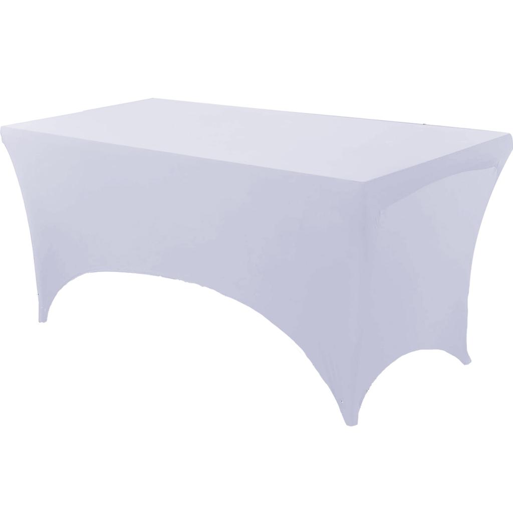 Spandex Tablecloth Tight Fitted Washable and Wrinkle Resistant Stretch Rectangular Patio Table Cover for Event Wedding Parties 5