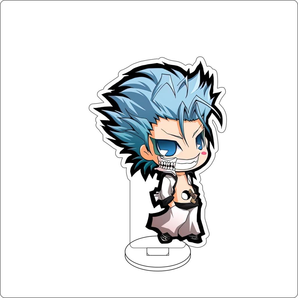 10 см Аниме BLEACH Подставка для фигурки Модель Куросаки Ичиго/Иноуэ Орихиме/Исида Урю Милый Декор для стола Стоячий Знак Подарки