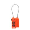 Lock Portable Padlock with Steel Cable Customs Code Lock Smart Combination Lock TSA Customs Lock